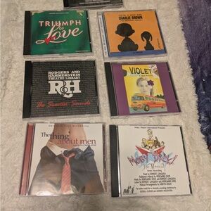 Broadway CD Bundle 🎭 7 Musicals – Violet, Moby Dick, Charlie Brown + More